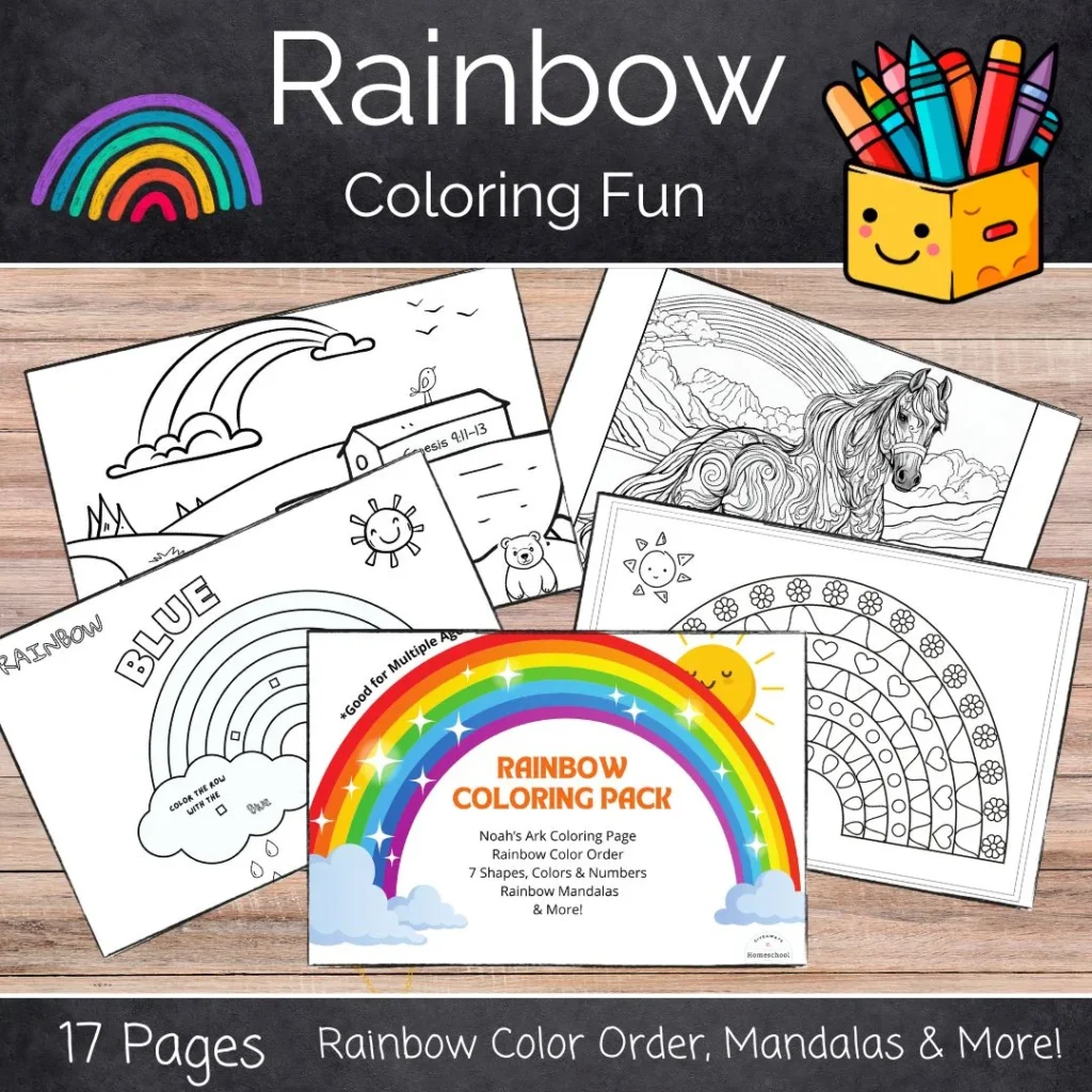 Rainbow Coloring Pack