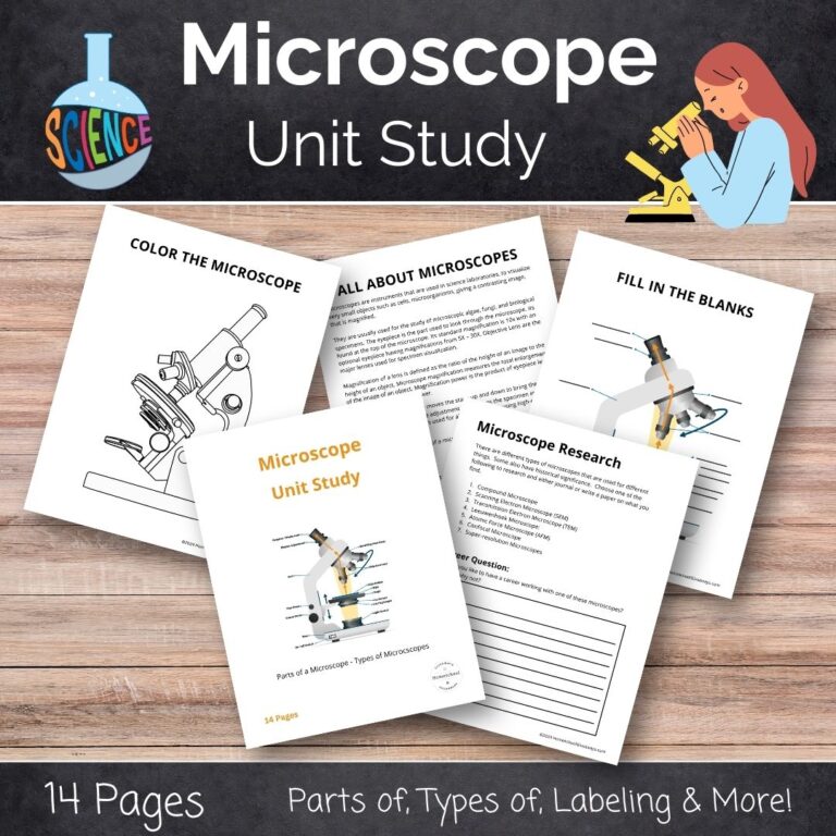 Microscope Unit Study - Homeschool Giveaways