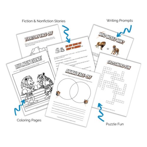 Lion vs Tiger Fun Study - Homeschool Giveaways